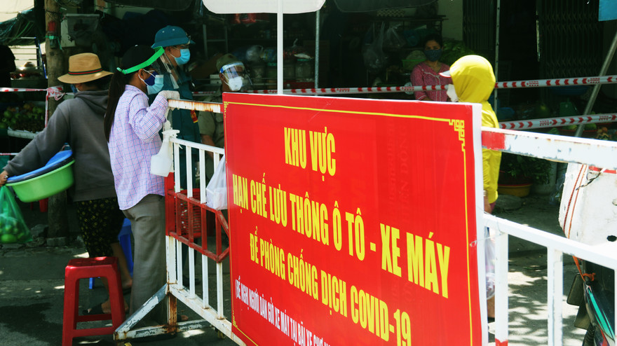 Đà Nẵng siết chặt các biện pháp phòng chống COVID-19 lây lan. 