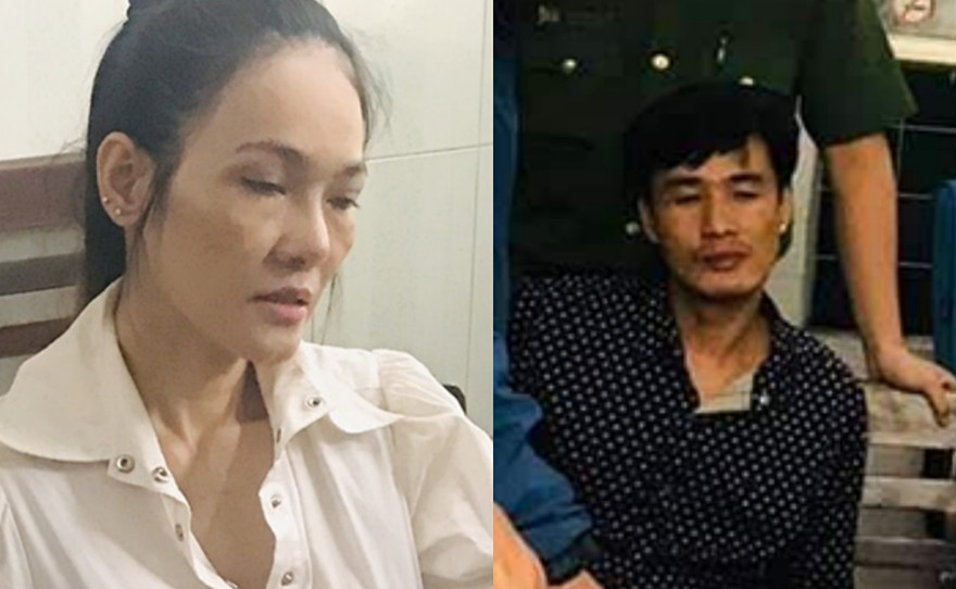 Hai đối tượng Thắm và Khánh vừa bị bắt giữ khi vận chuyển ma túy, di chuyển bằng tàu SE2