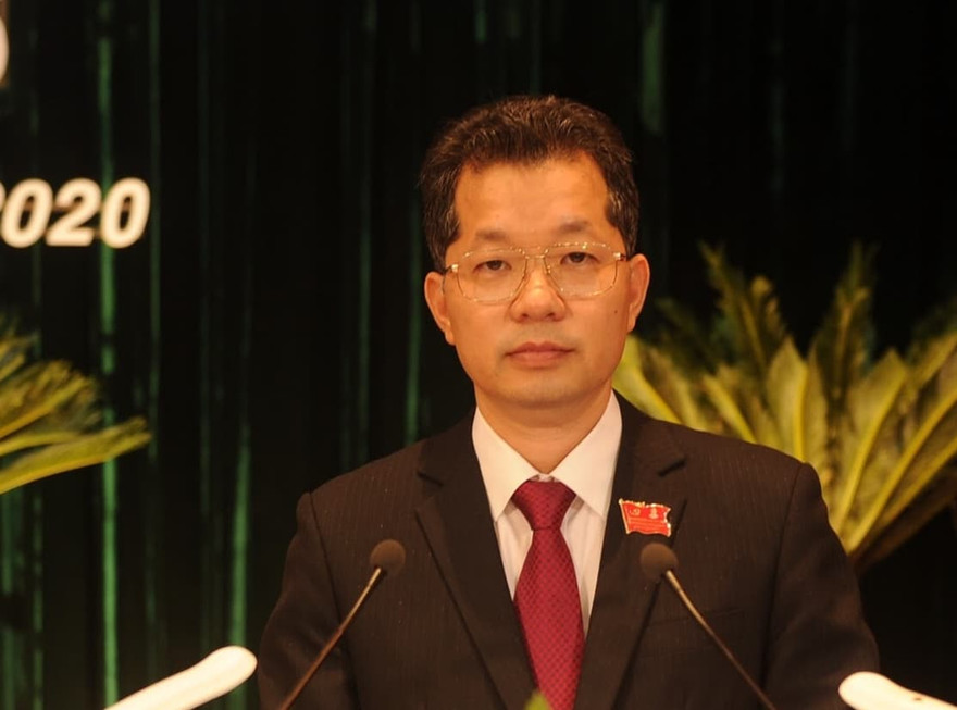 Ông Nguyễn Văn Quảng, Bí thư Thành uỷ Đà Nẵng. 