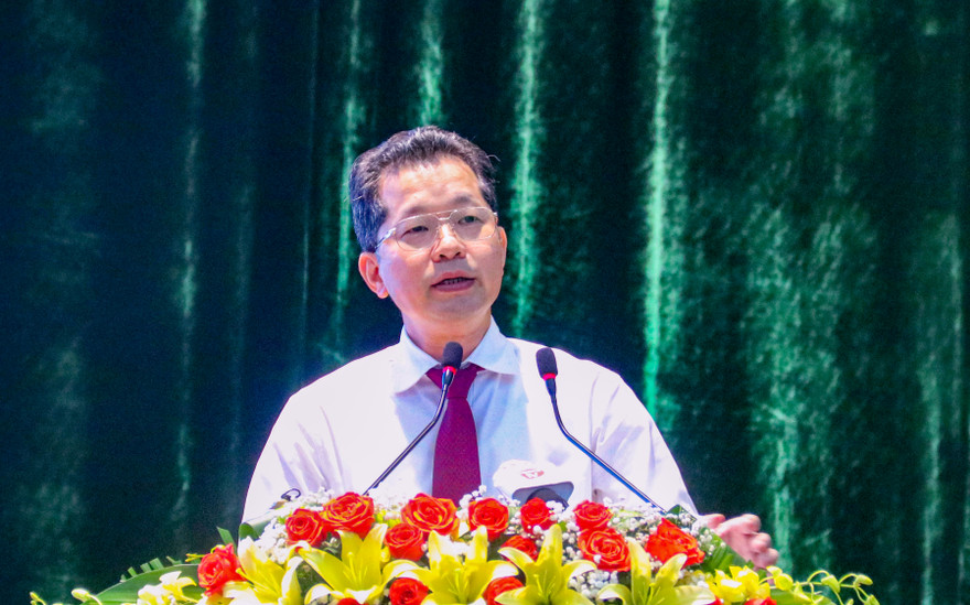 Ông Nguyễn Văn Quảng tân bí thư Thành uỷ Đà Nẵng. Ảnh: Nguyễn Thành