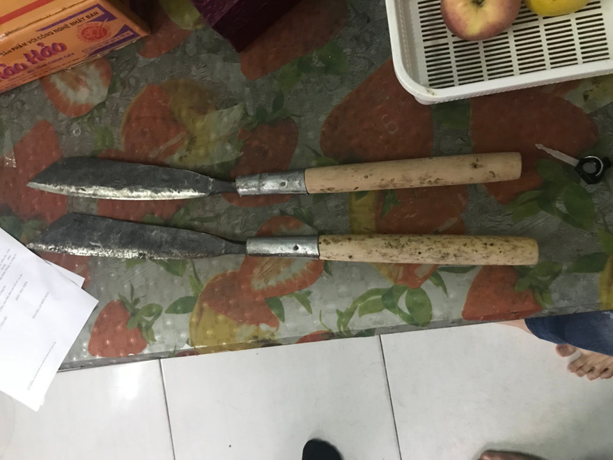 Hung khí, tang vật trong vụ án. 