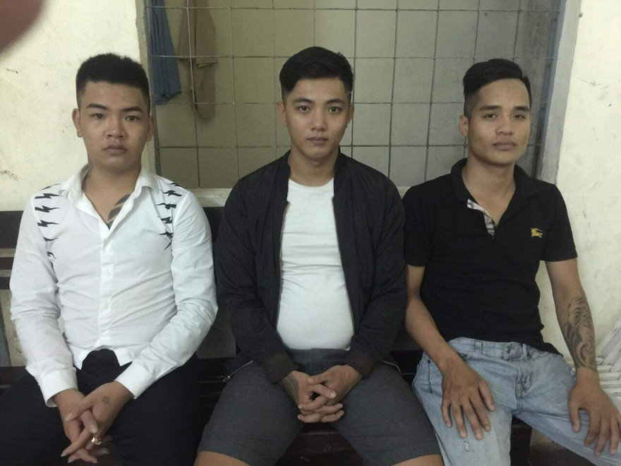 Ba đối tượng cho vay nặng lãi vừa bị công an Đà Nẵng bắt. 