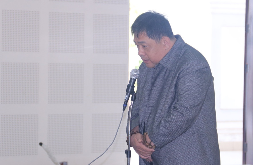 Bị cáo Đào Tấn Cường tại phiên tòa. Ảnh: Nguyễn Thành