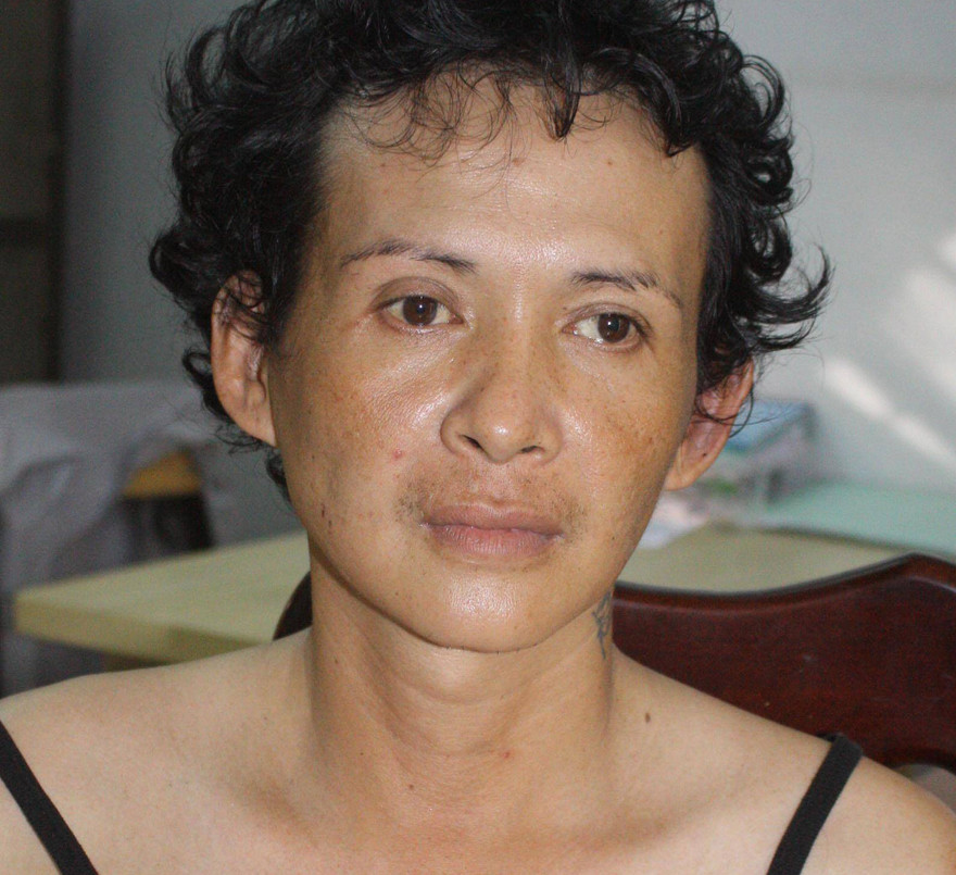 Đối tượng Võ Minh Tuấn vừa bị bắt. Ảnh: CA cung cấp. 