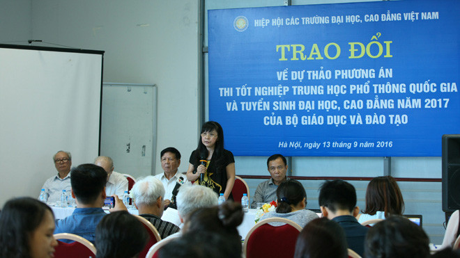 Toàn cảnh cuộc trao đổi chiều nay 13/9. Ảnh: Như Ý