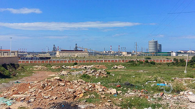 Một góc của công trường Formosa. Ảnh: Đức Hùng