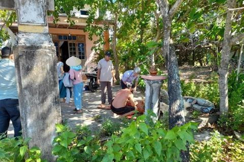 Hiện trường vụ việc.