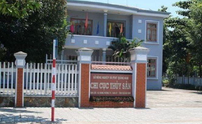 Trụ sở Chi cục Thuỷ sản Quảng Nam.