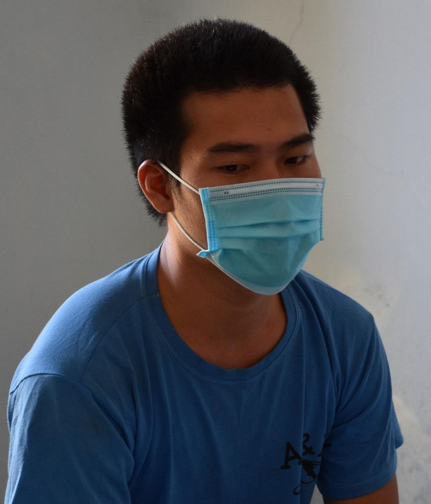 Đối tượng Nguyễn Minh Tiến. Ảnh CA