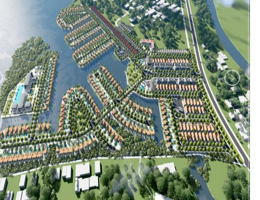 Phối cảnh Khu đô thị Cồn Tiến.