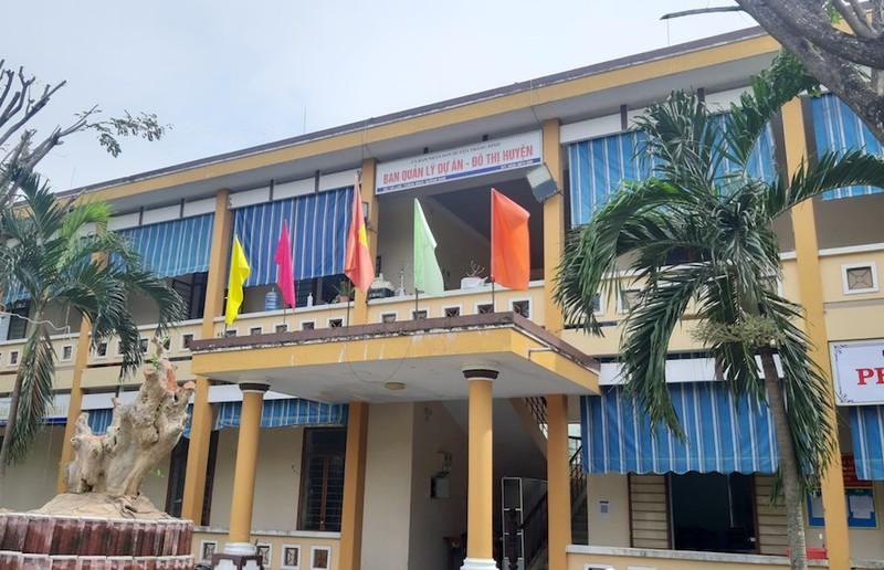 Trụ sở Ban quản lý dự án đô thị huyện Thăng Bình.