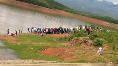 Hiện trưởng xảy ra vụ việc. Ảnh CTV