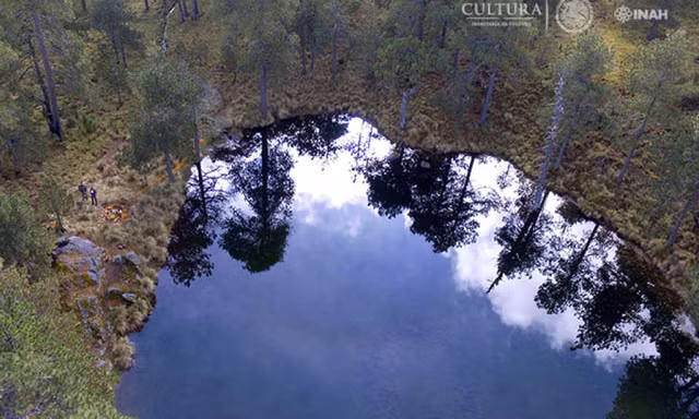 Nơi phát hiện ra đền thờ cổ bằng đá.