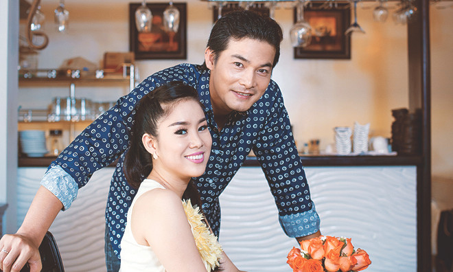 Quách Ngọc Ngoan và diễn viên Lê Phương khi còn hạnh phúc.
