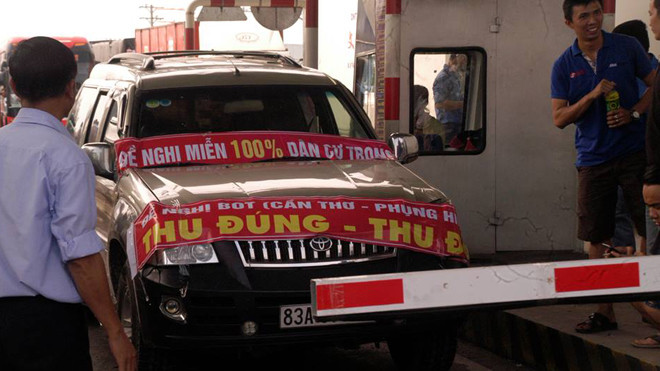 Các tài xế yêu cầu thu đúng – thu đủ, miễn 100% cho dân cư trong khu vực 5km quanh trạm