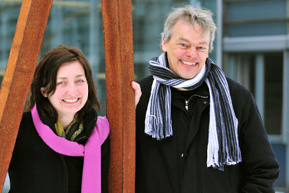 Cặp vợ chồng May-Britt và Edvard Moser