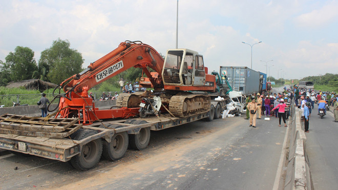 Hiện trường tai nạn.