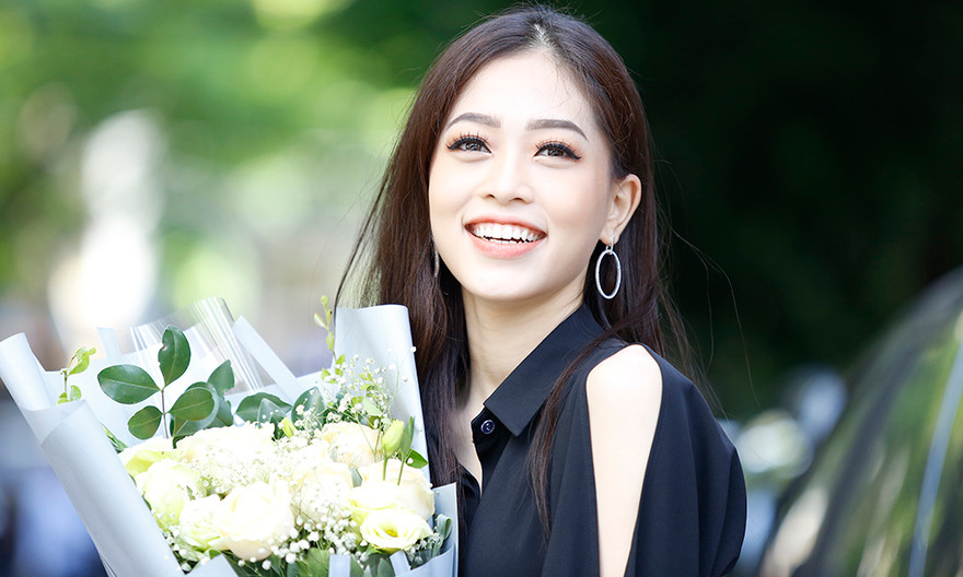 Á hậu Phương Nga: "Vẫn sẽ đi thi quốc tế nếu có cơ hội". Ảnh: Như Ý.