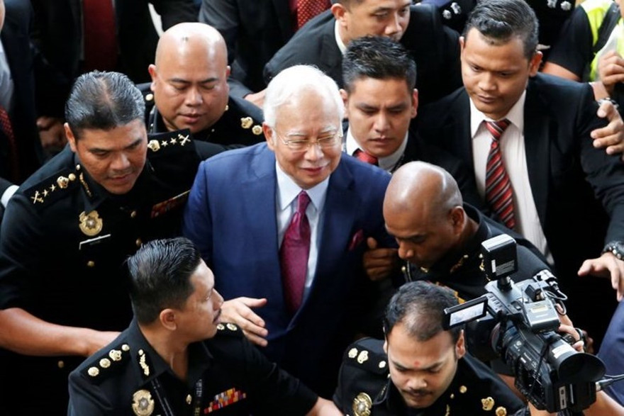 Cựu Thủ tướng Malaysia Najib Razak. Ảnh: AP