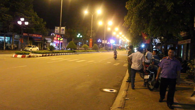 Hiện trường nơi xảy vụ việc.