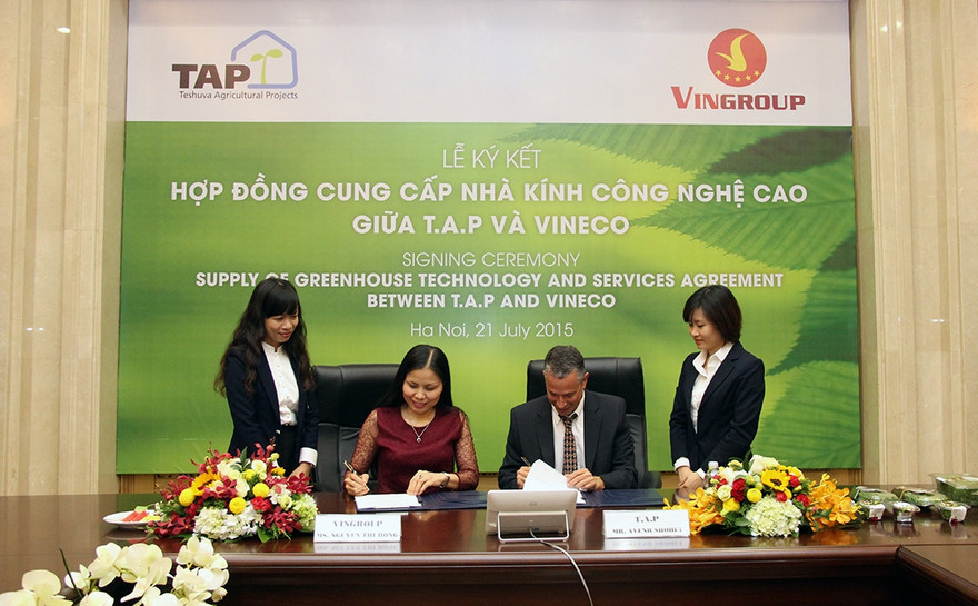 Vingroup nhập khẩu công nghệ sản xuất nông sản sạch từ Nhật Bản, Israel