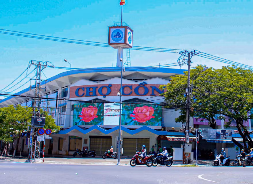 Chợ Cồn một công trình có ý nghĩa lịch sử của TP Đà Nẵng. Ảnh: Nguyễn Thành