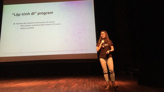 Huyền Chíp chia sẻ về đào tạo khoa học máy tính