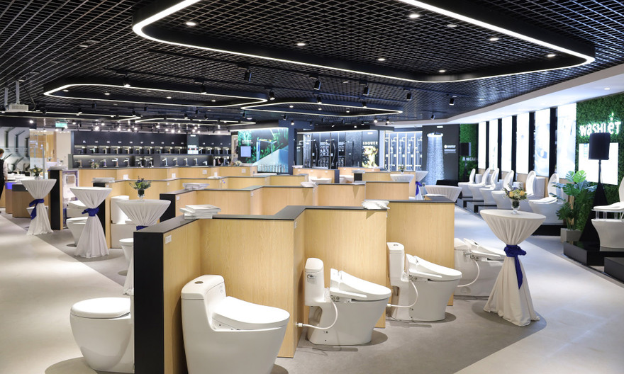 Không gian trưng bày và trải nghiệm hơn 1000 sản phẩm đến từ TOTO.