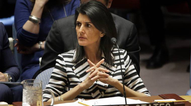 Đại sứ Mỹ tại Liên hợp quốc Nikki Haley