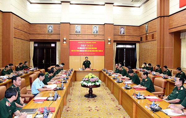 Quang cảnh buổi gặp mặt. (Nguồn: Bộ Quốc phòng)