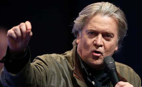 Steve Bannon, cựu chiến lược gia trưởng của Tổng thống Mỹ Donald Trump.