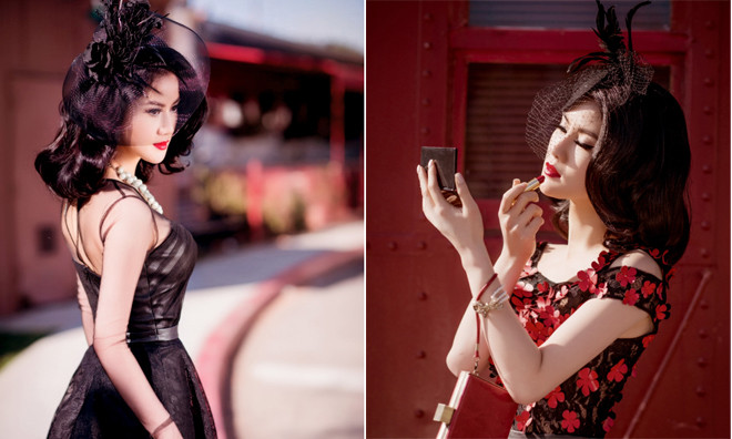 Tristine Trâm Bùi mặc xuyên thấu mà vẫn tinh tế