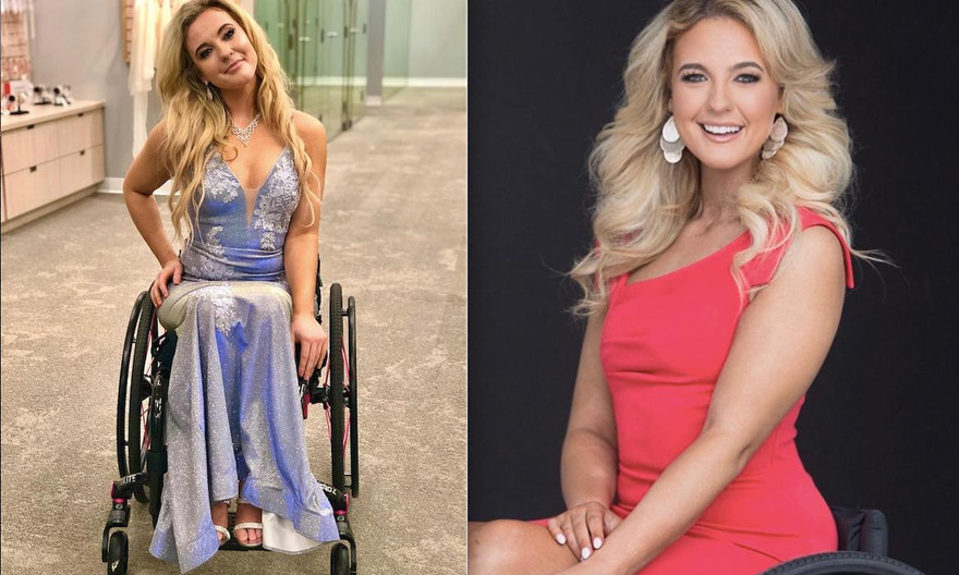 Nhan sắc xinh đẹp của cô gái phải ngồi xe lăn suốt 16 năm, vừa giành giải Á hậu tại Mỹ