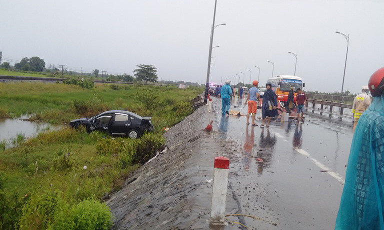 Hiện trường tai nạn.