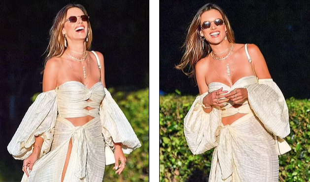 Cựu 'thiên thần nội y' Victoria's Secret đẹp như mộng với váy cúp ngực siêu gợi cảm