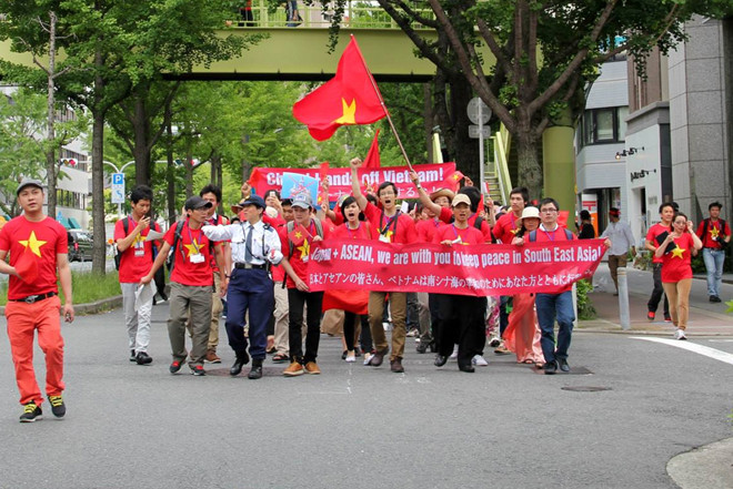 Người Việt tại Nhật hướng về biển đảo quê hương