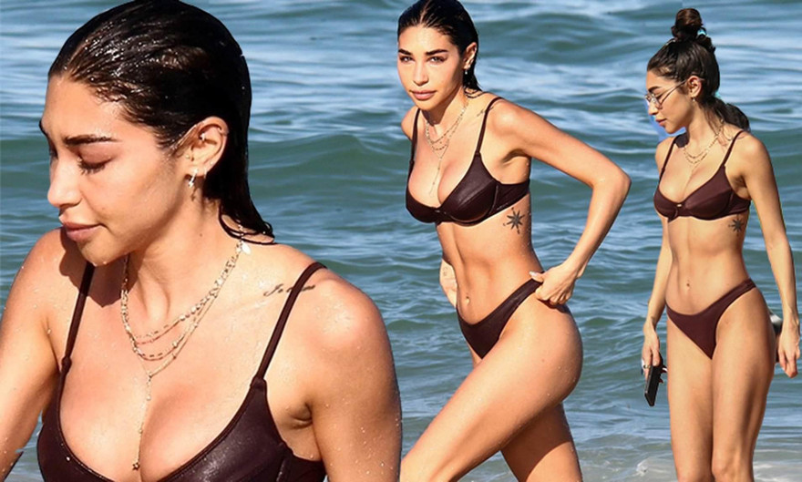 Nữ DJ nóng bỏng Chantel Jeffries gợi cảm ngất ngây ở biển