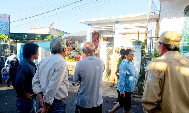 Hiện trường xảy ra vụ án mạng