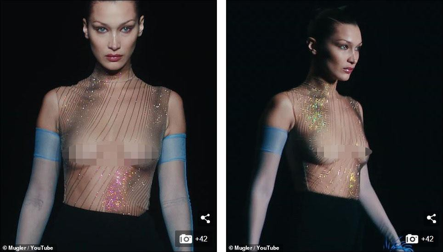 Show thời trang khoe da thịt của Bella Hadid và Irina Shayk