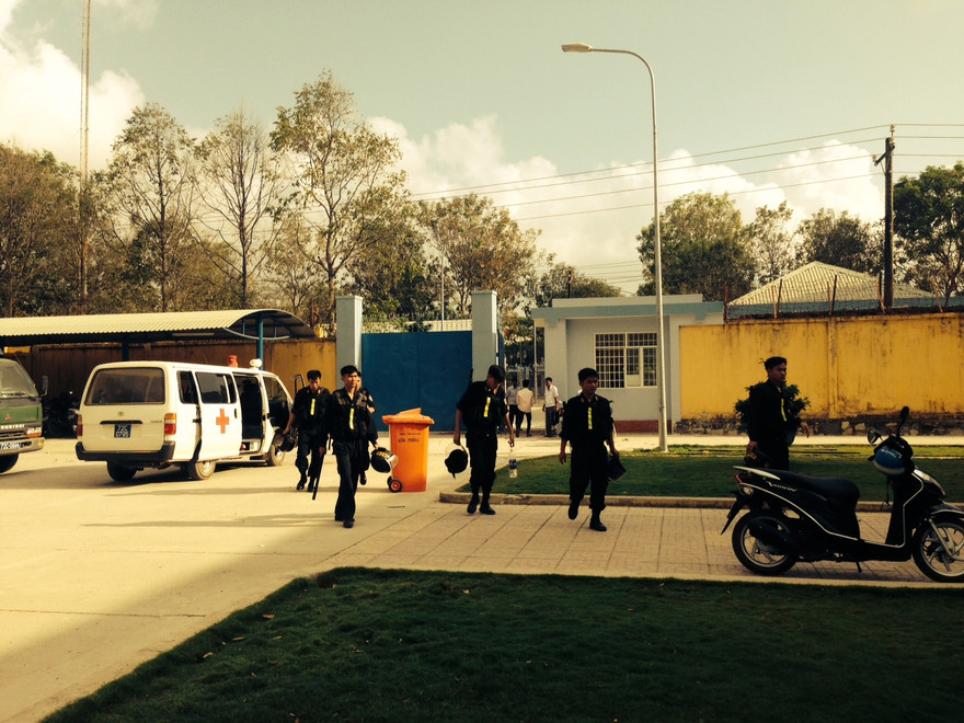 Lực lượng CSCĐ đang được triển khai tìm kiếm các học viên.