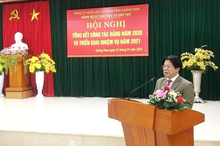 Ông Hà Thanh Quốc - Giám đốc Sở GD-ĐT Quảng Nam (Ảnh: Cổng thông tin Sở GD-ĐT Quảng Nam).