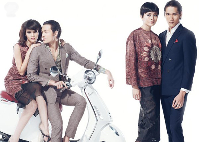 Top 4 Next Top Model cực sành điệu bên Vespa