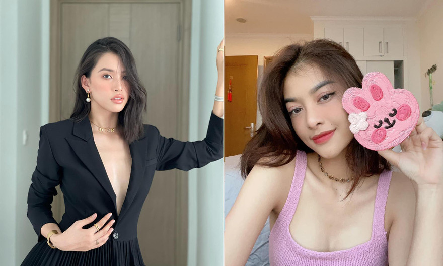 Tiểu Vy mặc váy xẻ sâu quyến rũ, Kiều Loan diện áo ba lỗ nóng bỏng 