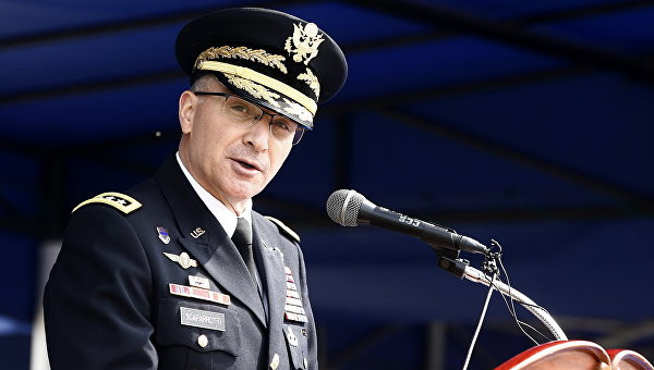 Tư lệnh Tổ chức Hiệp ước Bắc Đại Tây Dương (NATO) ở châu Âu, tướng Curtis Skaparotti. Ảnh: AP 