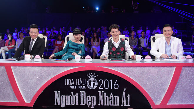 Hội đồng bình luận đặc biệt của chương trình “Người đẹp Nhân ái”.