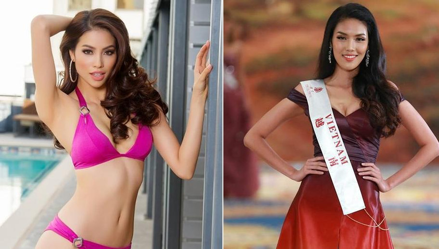 Phạm Hương và Lan Khuê.