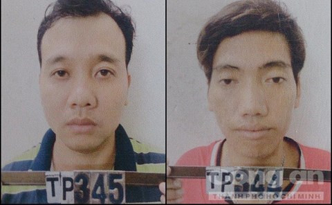 Hai đối tượng gây ra vụ án mạng kinh hoàng. Ảnh: Thúy Lệ/CATP