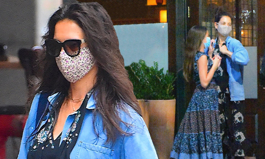 Con gái Tom Cruise ra phố với mẹ, dáng cao đầy khí chất người mẫu ở tuổi 14