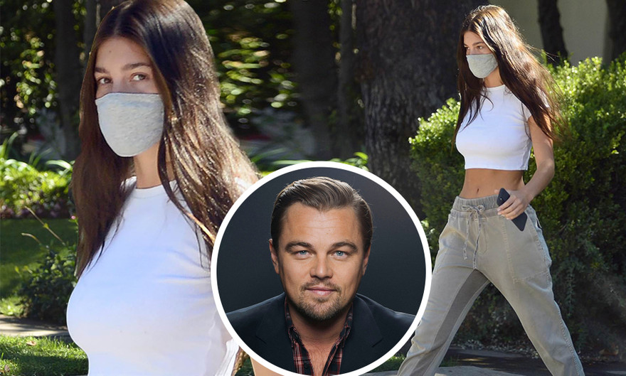 Bạn gái siêu mẫu kém Leonardo DiCaprio 23 tuổi khoe eo thon trên phố