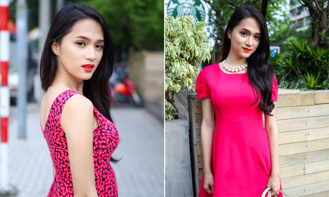 Hương Giang Idol dịu dàng, nữ tính xuống phố.